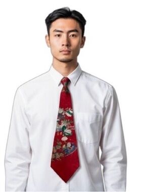 CELEBRATIONS by Hallmark Mens Humor Christmas Holiday Novelty Italian Silk Tie